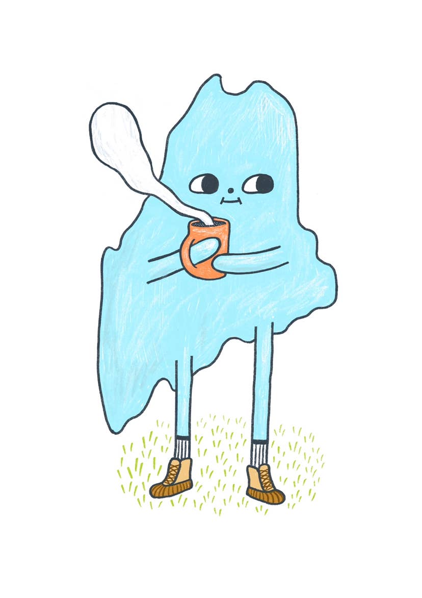 Sticker - cozy maine