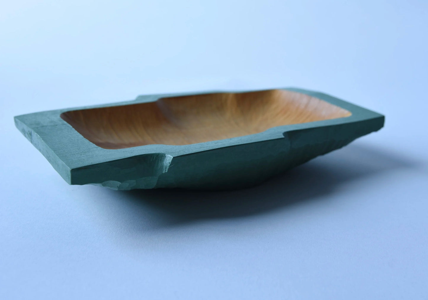 Danielle Rose Byrd Wooden Bowl | Green #2
