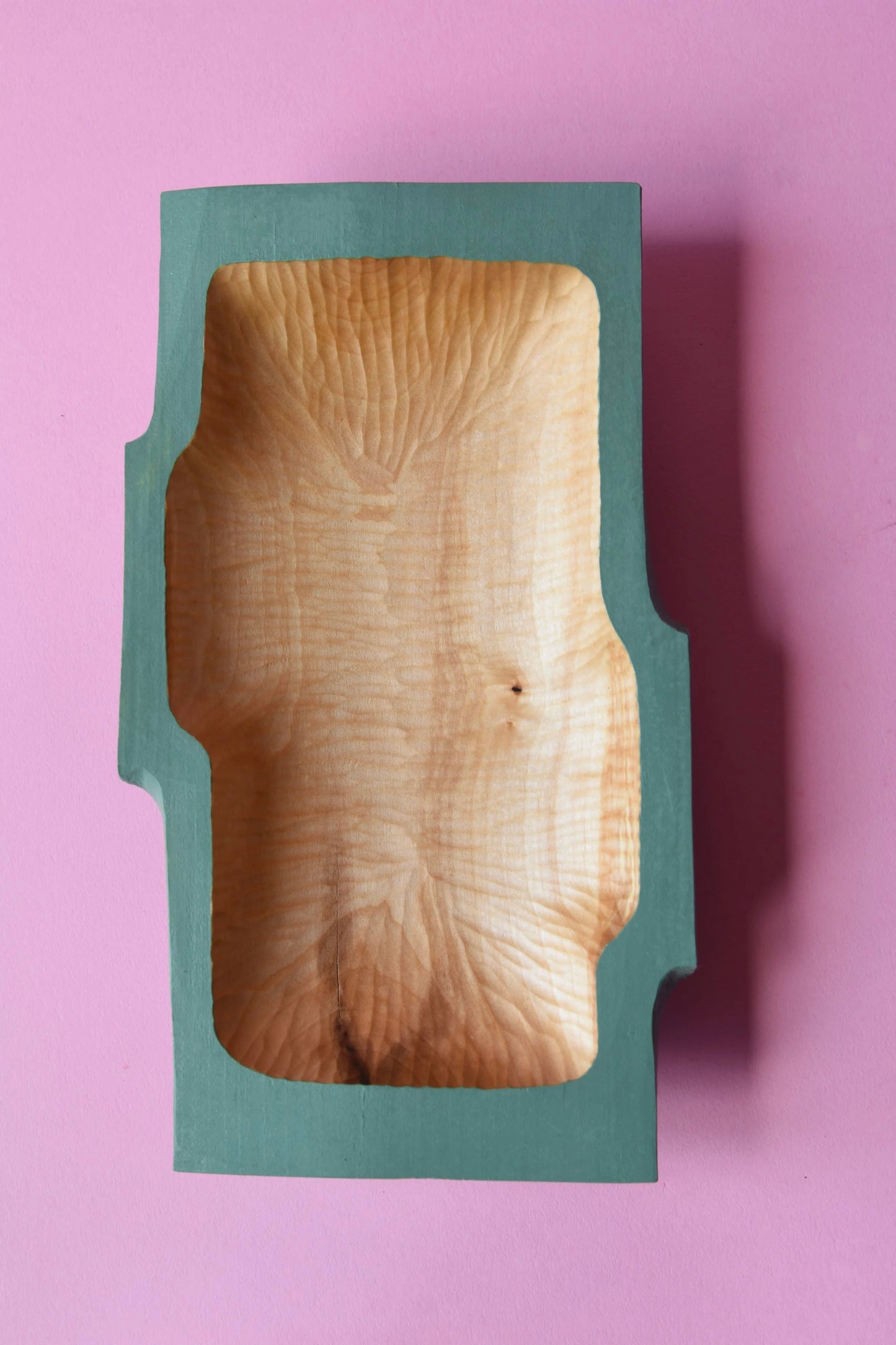 Danielle Rose Byrd Wooden Bowl | Green #2