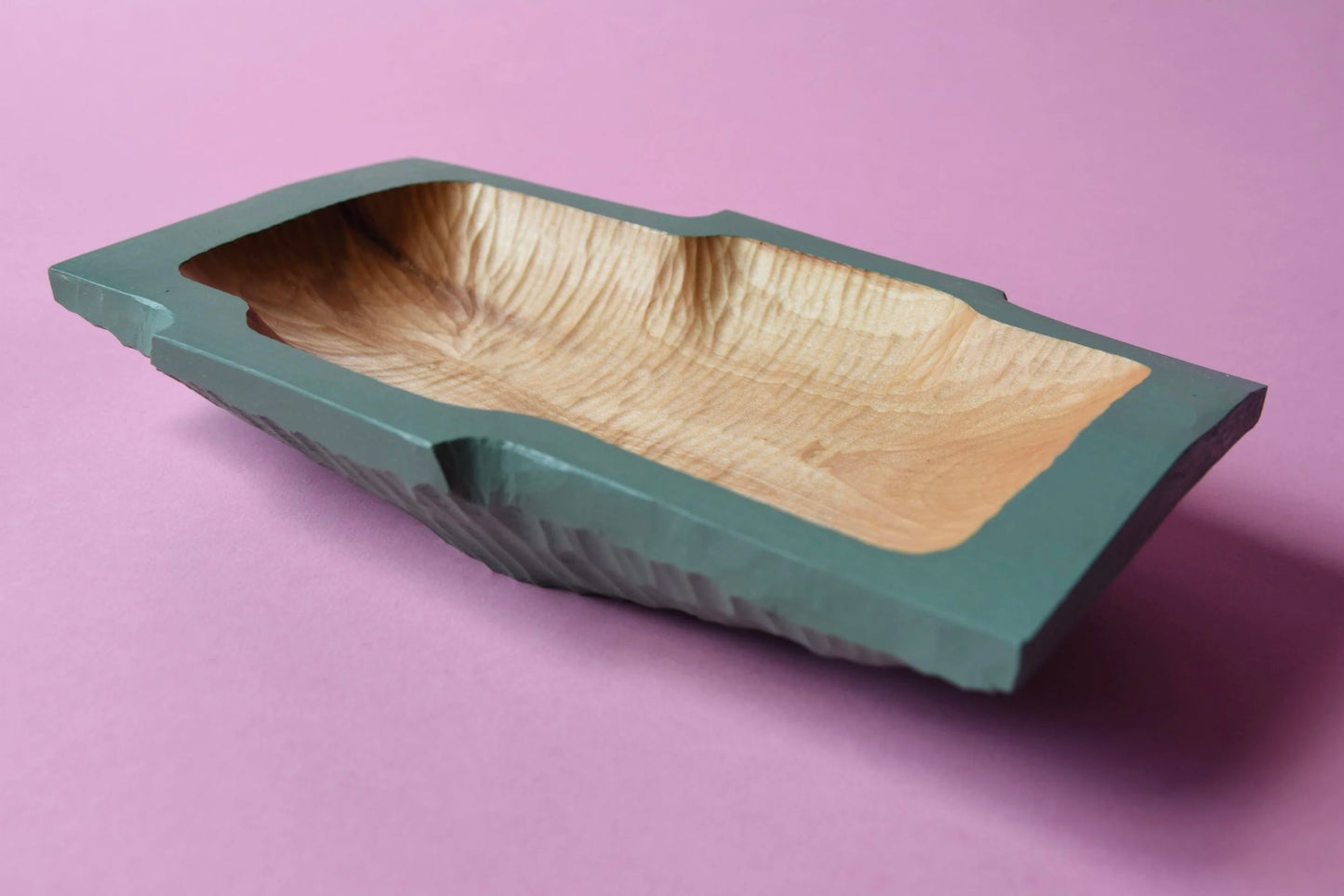 Danielle Rose Byrd Wooden Bowl | Green #2