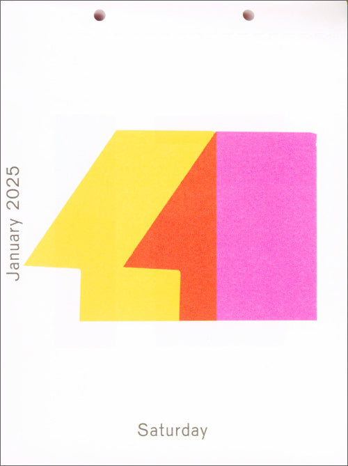 Karel Martens: Every Day Is a New Day – Calendar 2025