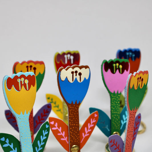 Ark Tulip Flower Key Fob