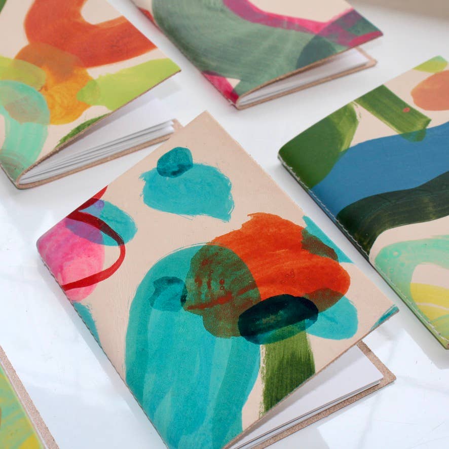 Hand Painted A6 Sketchbook - Assorted Colours
