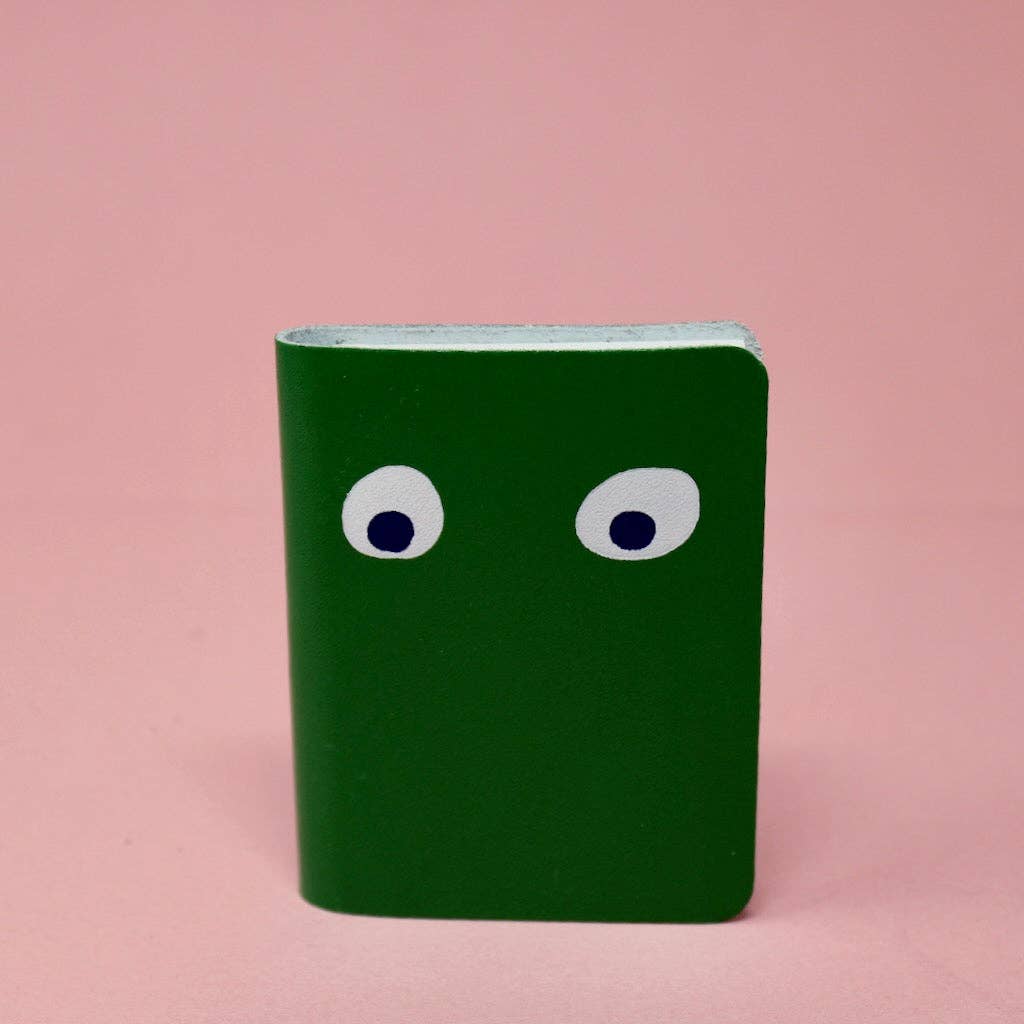 Googly Eye Mini Leather Notebook