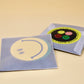 Ark Happy Face Smilie Leather Coasters - Set of 4