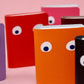 Googly Eye Mini Leather Notebook
