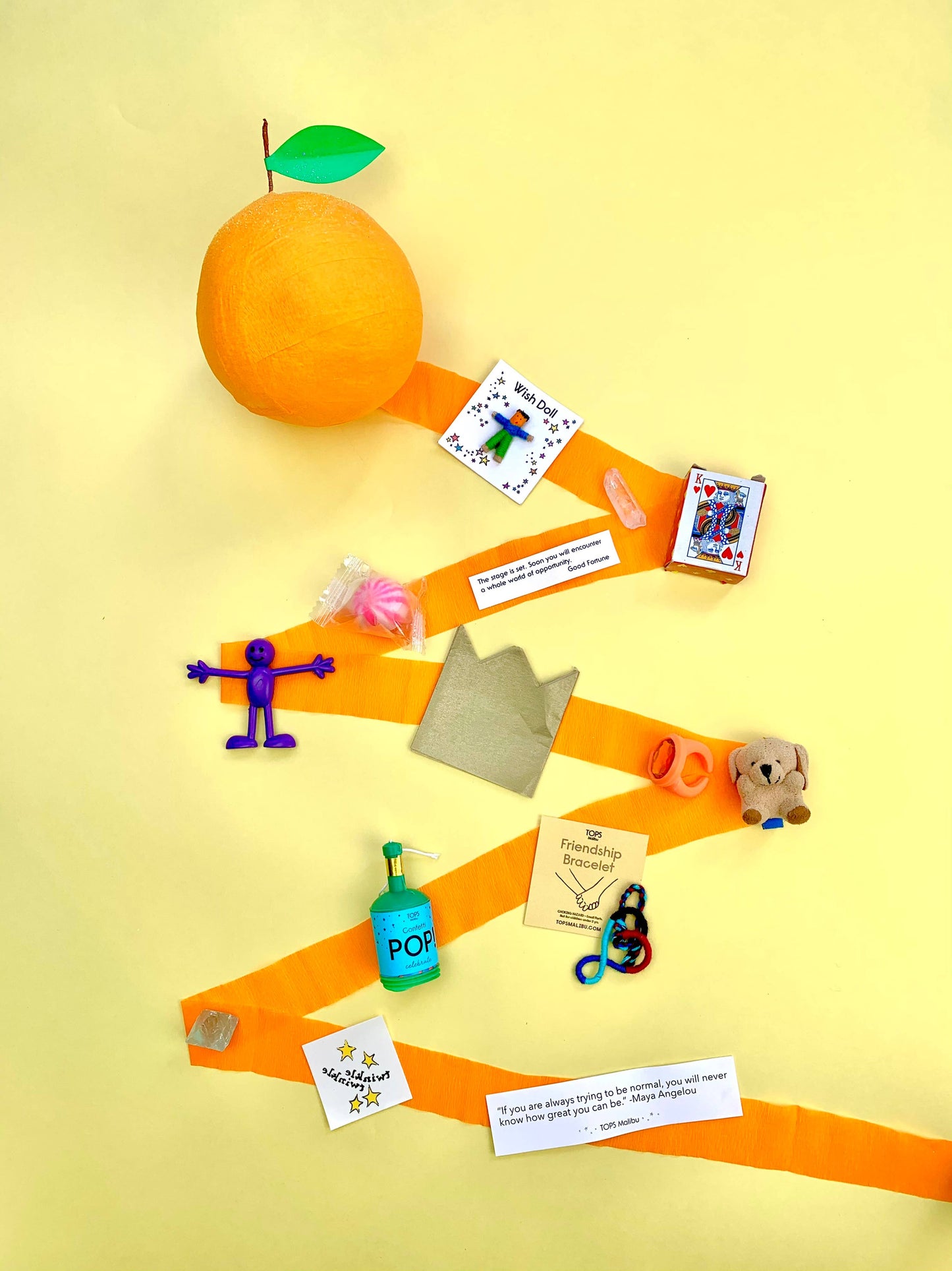 Mini Surprise Ball - Orange