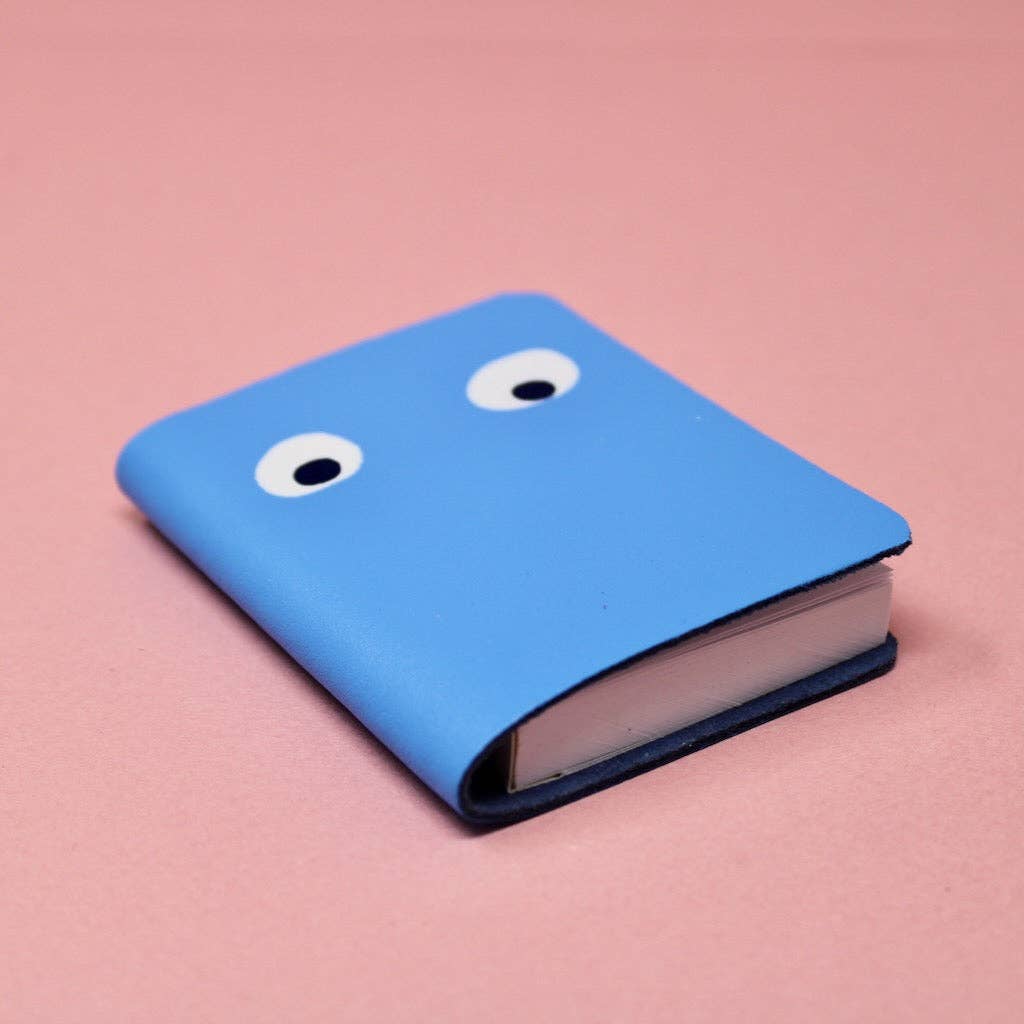 Googly Eye Mini Leather Notebook