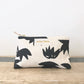 Worn Black Lotus Makeup Zipper Bag