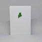 Big Wheel Press Greeting Card —  Geographic State of Maine