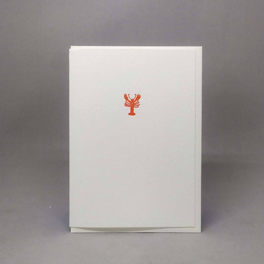 Big Wheel Press Greeting Card — Lobster