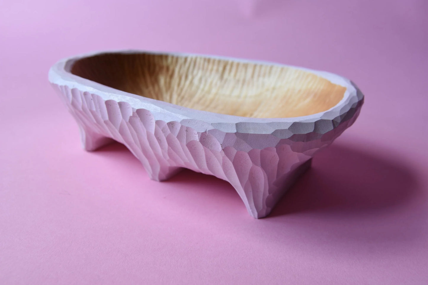 Danielle Rose Byrd Wooden Bowl | Pink #2