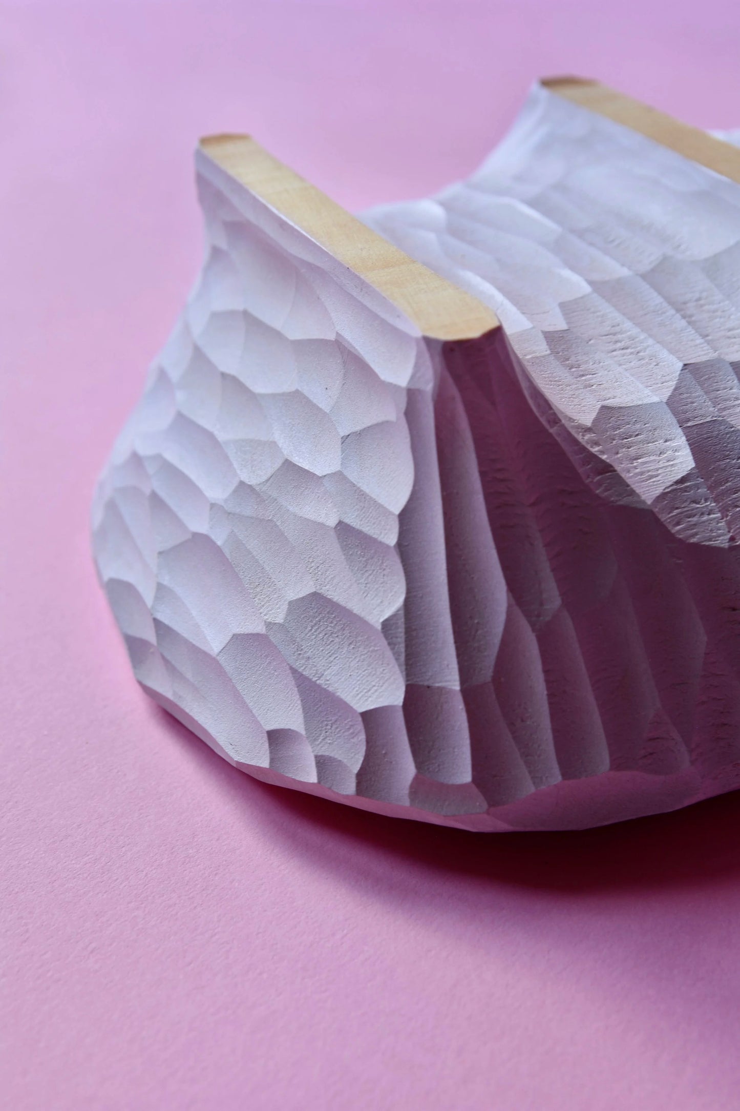 Danielle Rose Byrd Wooden Bowl | Pink #2