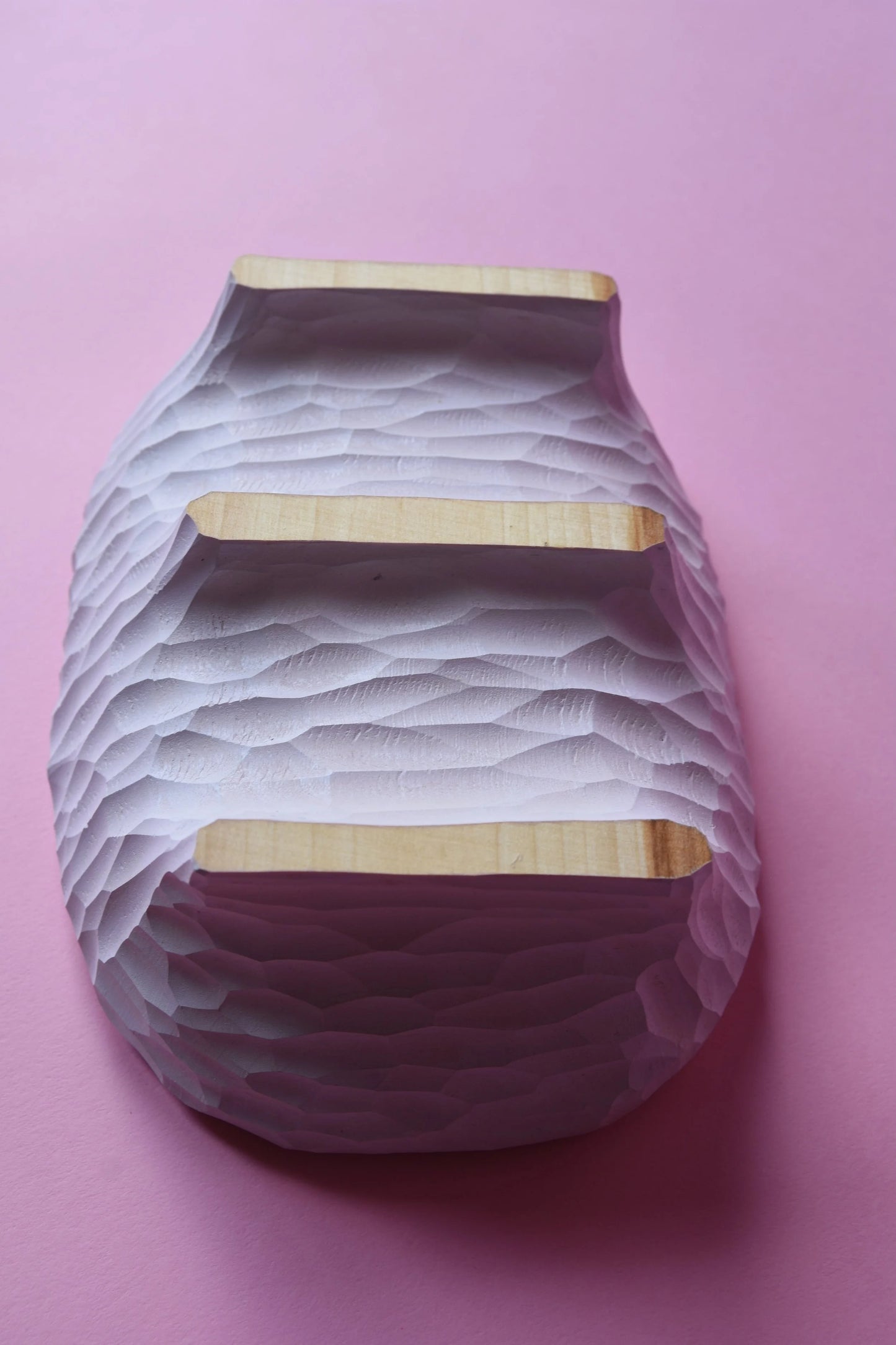 Danielle Rose Byrd Wooden Bowl | Pink #2