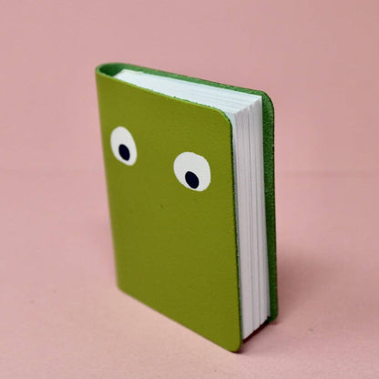 Googly Eye Mini Leather Notebook
