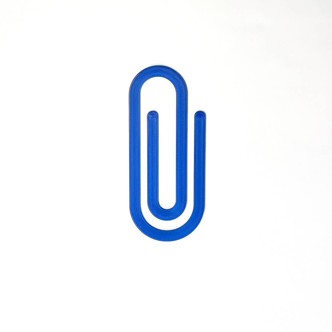 Giant Paperclip Bookmark