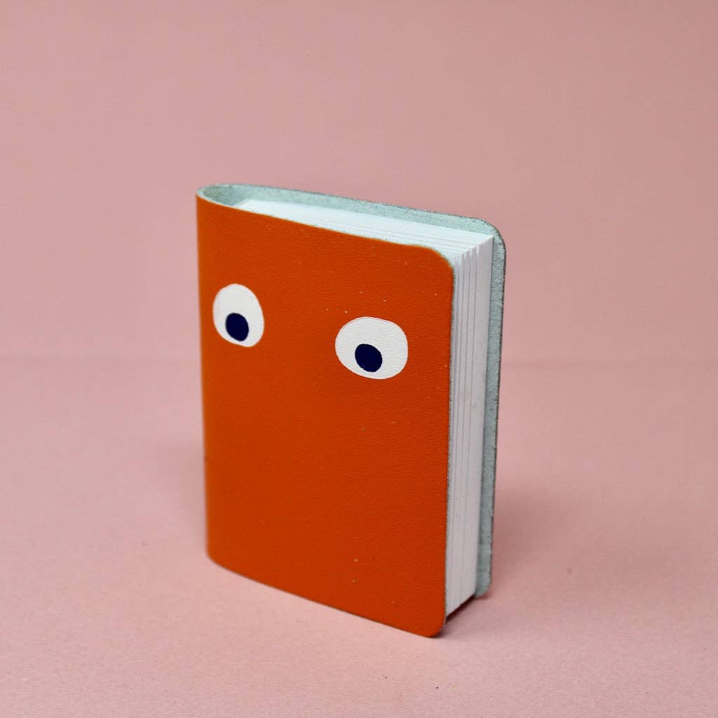 Googly Eye Mini Leather Notebook