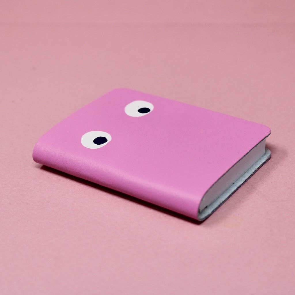 Googly Eye Mini Leather Notebook