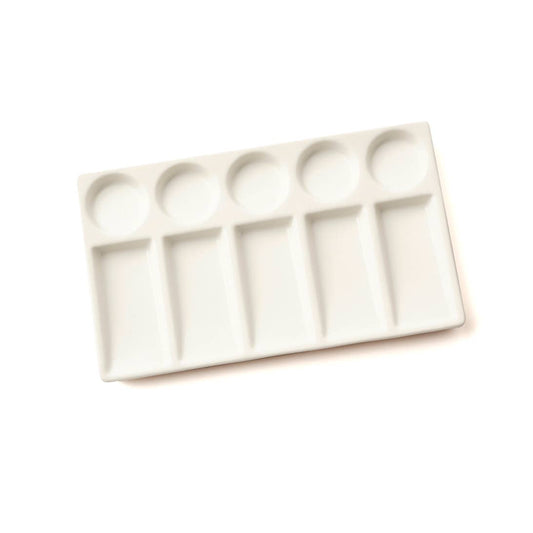 Porcelain Palette - 10 Wells - Durable & Easy to Clean