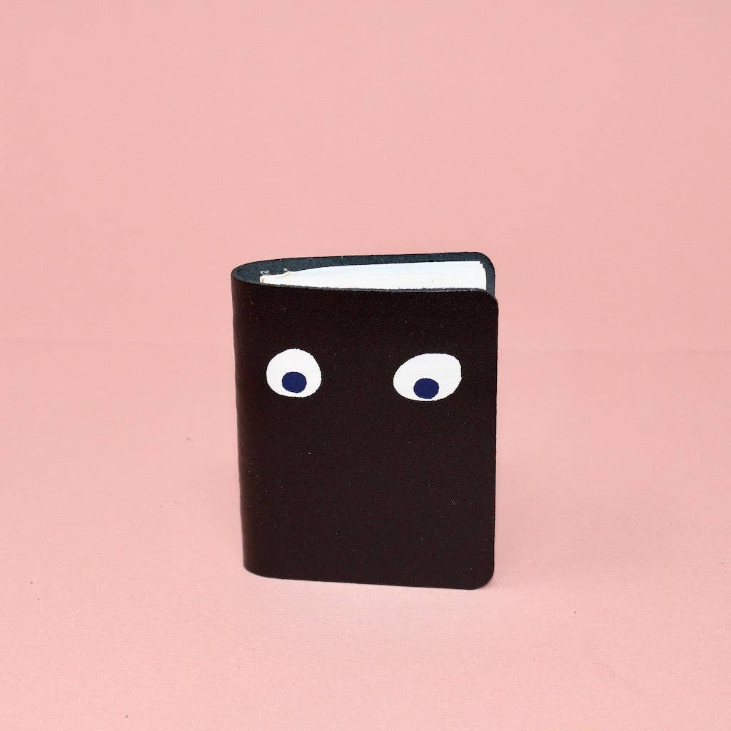 Googly Eye Mini Leather Notebook