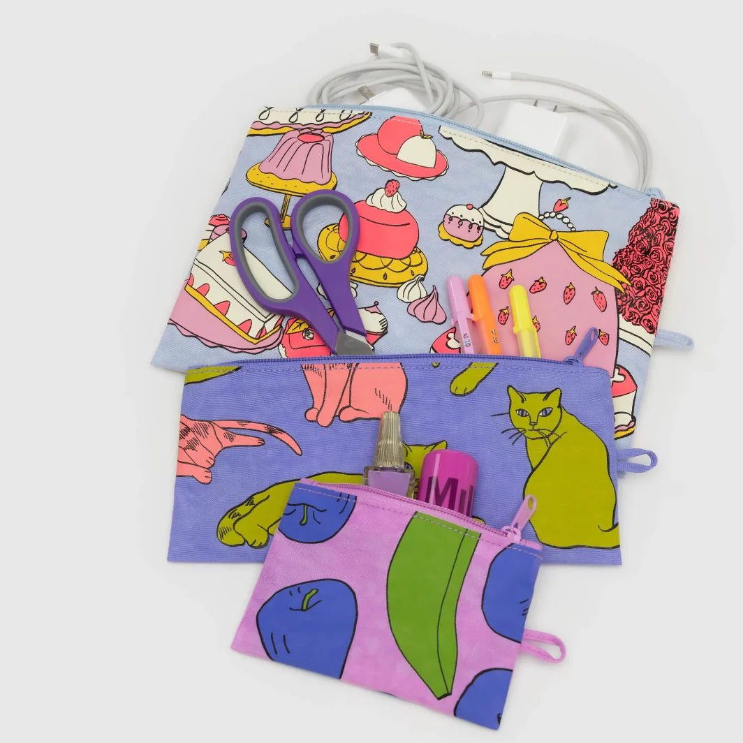 Baggu Flat Pouch Set