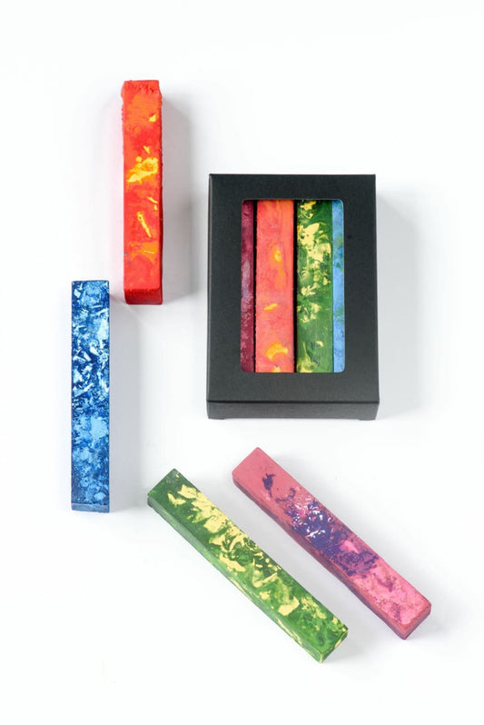 Eco-Kids Beeswax Marble Crayons